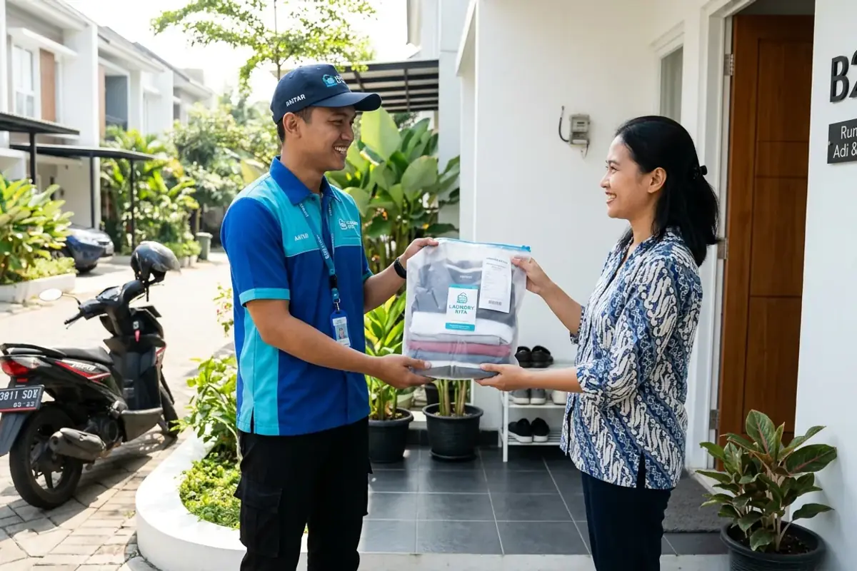 Kurir Antar Jemput Laundry Gandul Cinere Depok