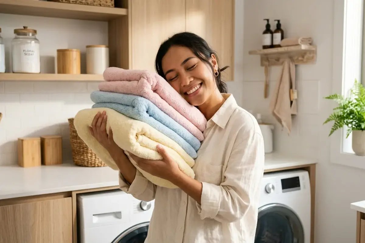 Pelanggan Senang dengan Cucian KIN Laundry Cinere